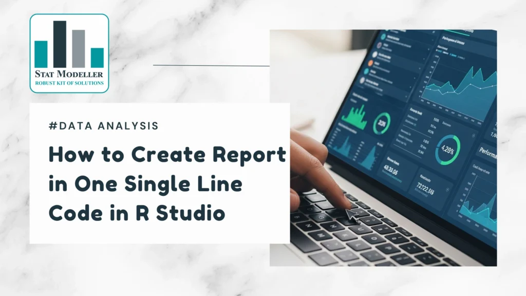 How to Create Report in One Single Line Code in R Studio
